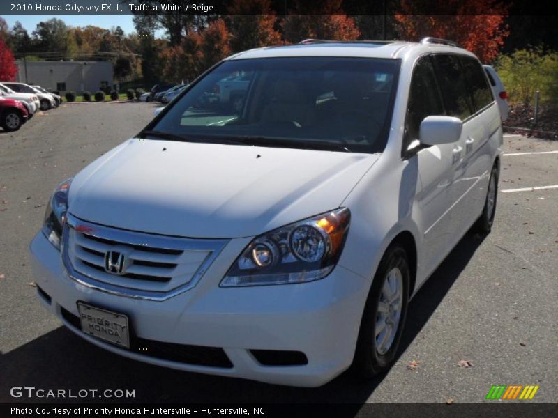 Taffeta White / Beige 2010 Honda Odyssey EX-L