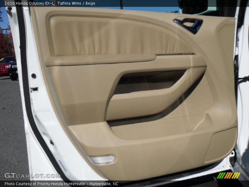 Taffeta White / Beige 2010 Honda Odyssey EX-L