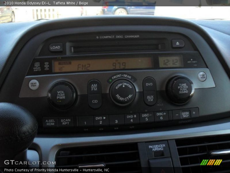 Taffeta White / Beige 2010 Honda Odyssey EX-L
