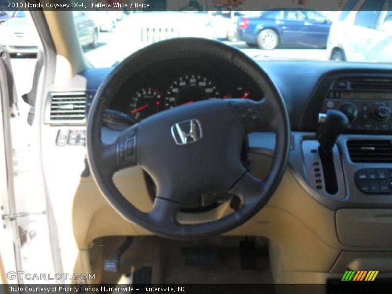 Taffeta White / Beige 2010 Honda Odyssey EX-L