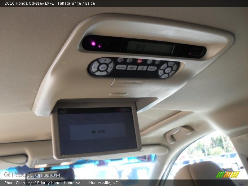 Taffeta White / Beige 2010 Honda Odyssey EX-L