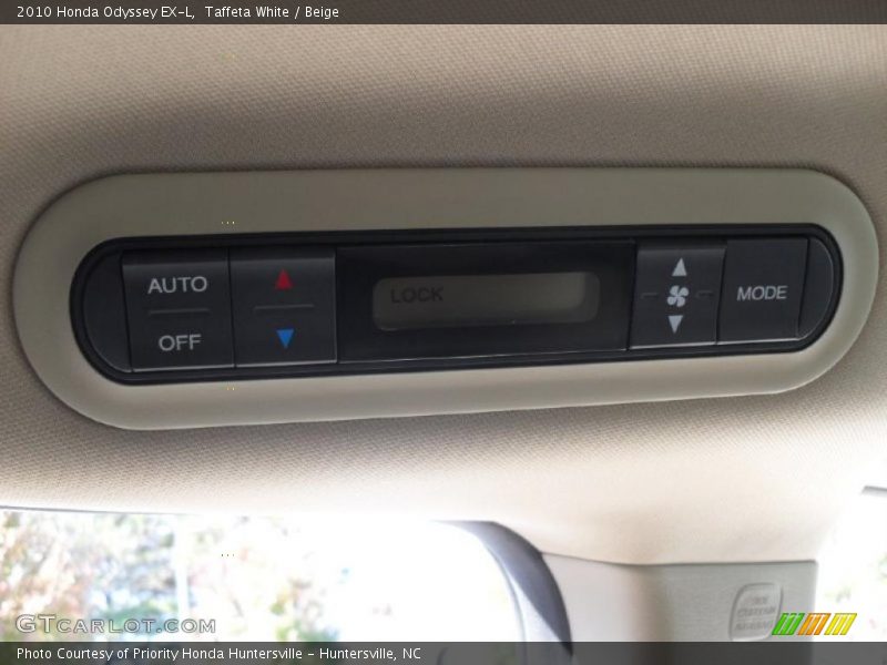 Taffeta White / Beige 2010 Honda Odyssey EX-L