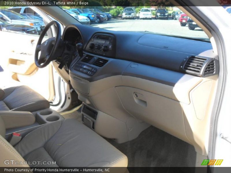 Taffeta White / Beige 2010 Honda Odyssey EX-L