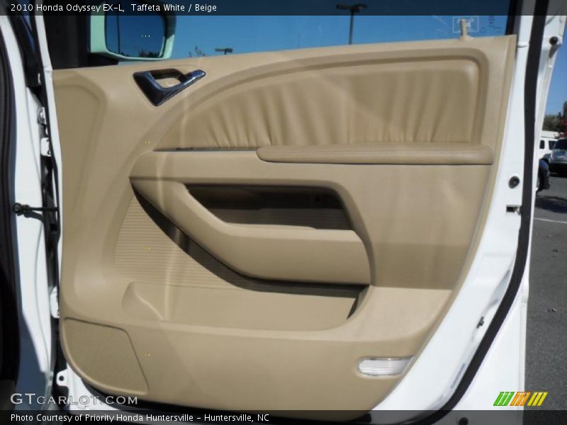 Taffeta White / Beige 2010 Honda Odyssey EX-L