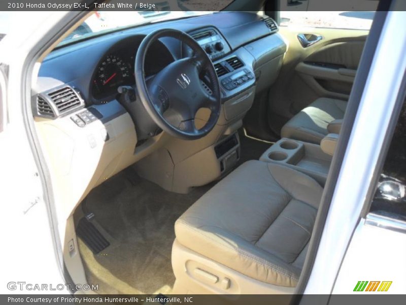 Taffeta White / Beige 2010 Honda Odyssey EX-L