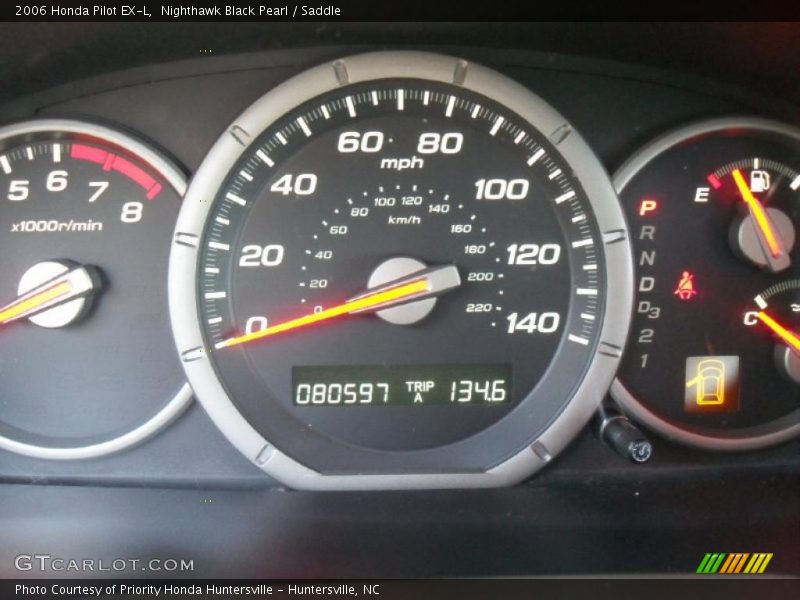 Nighthawk Black Pearl / Saddle 2006 Honda Pilot EX-L