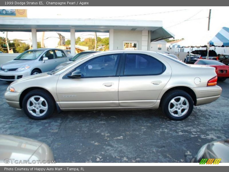 Champagne Pearl / Agate 1999 Dodge Stratus ES