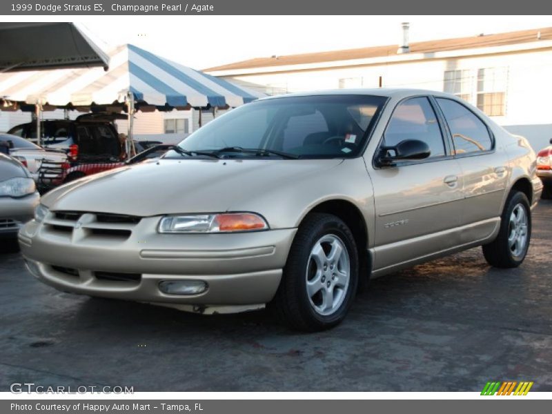 Champagne Pearl / Agate 1999 Dodge Stratus ES