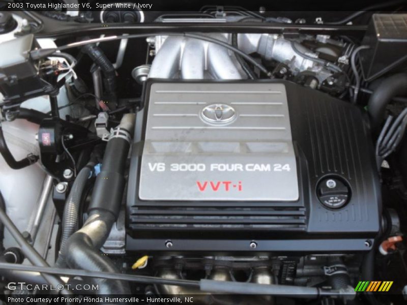  2003 Highlander V6 Engine - 3.0 Liter DOHC 24-Valve VVT V6