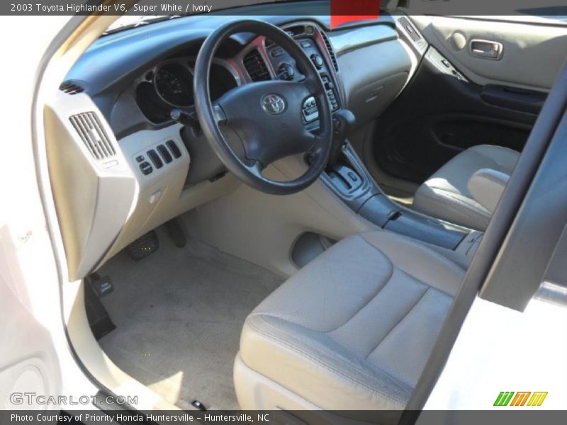  2003 Highlander V6 Ivory Interior