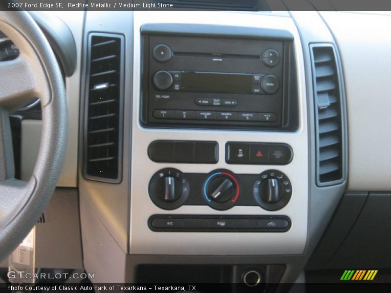 Redfire Metallic / Medium Light Stone 2007 Ford Edge SE