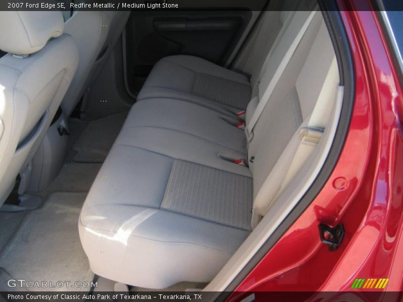 Redfire Metallic / Medium Light Stone 2007 Ford Edge SE