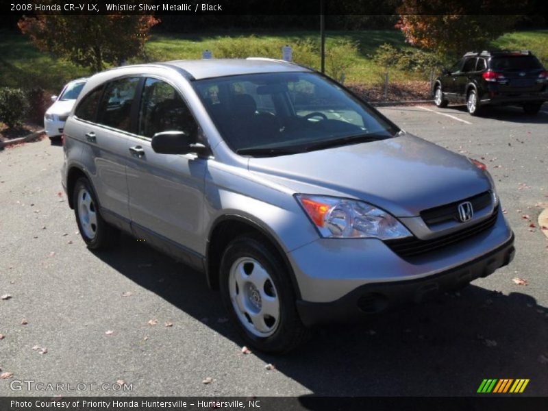 Whistler Silver Metallic / Black 2008 Honda CR-V LX