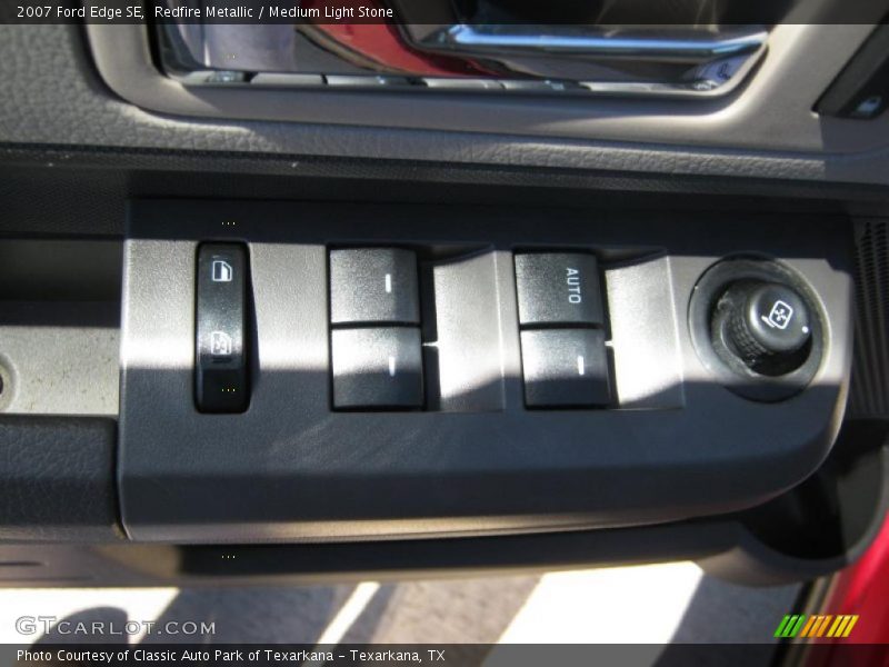 Redfire Metallic / Medium Light Stone 2007 Ford Edge SE