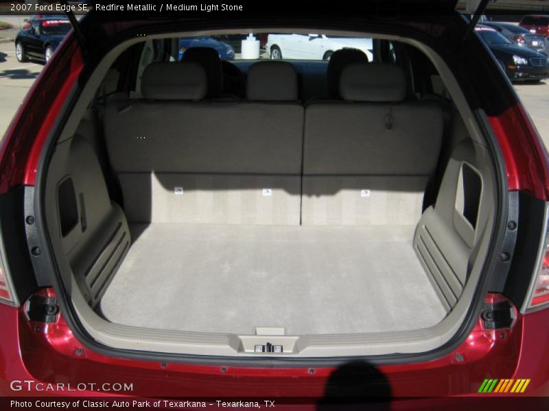 Redfire Metallic / Medium Light Stone 2007 Ford Edge SE