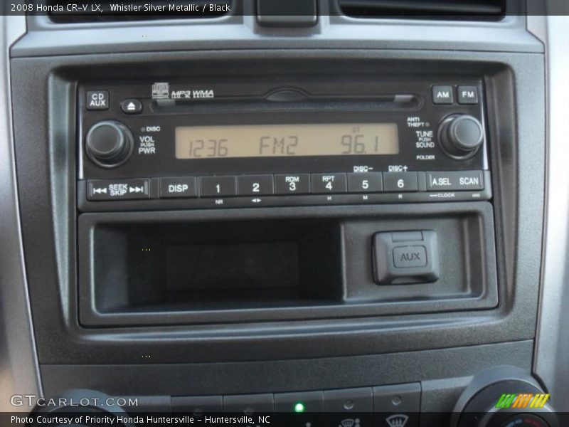 Controls of 2008 CR-V LX