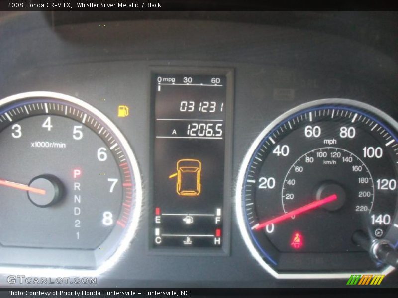 Whistler Silver Metallic / Black 2008 Honda CR-V LX