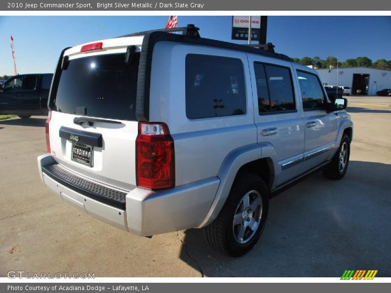 Bright Silver Metallic / Dark Slate Gray 2010 Jeep Commander Sport