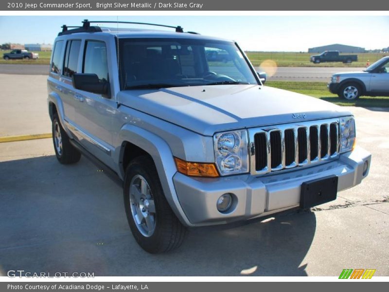 Bright Silver Metallic / Dark Slate Gray 2010 Jeep Commander Sport