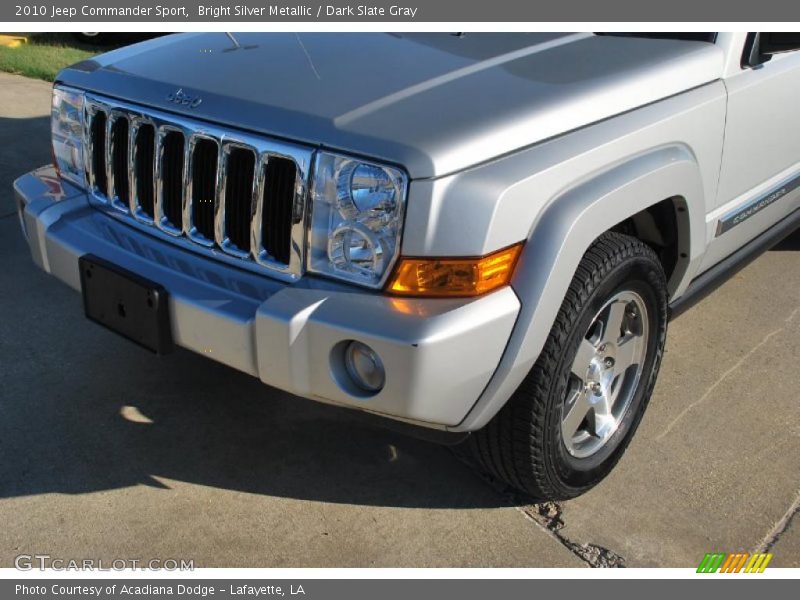 Bright Silver Metallic / Dark Slate Gray 2010 Jeep Commander Sport