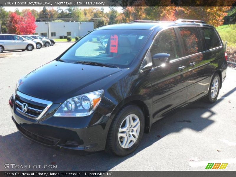 Nighthawk Black Pearl / Ivory 2007 Honda Odyssey EX-L