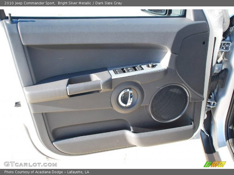 Bright Silver Metallic / Dark Slate Gray 2010 Jeep Commander Sport