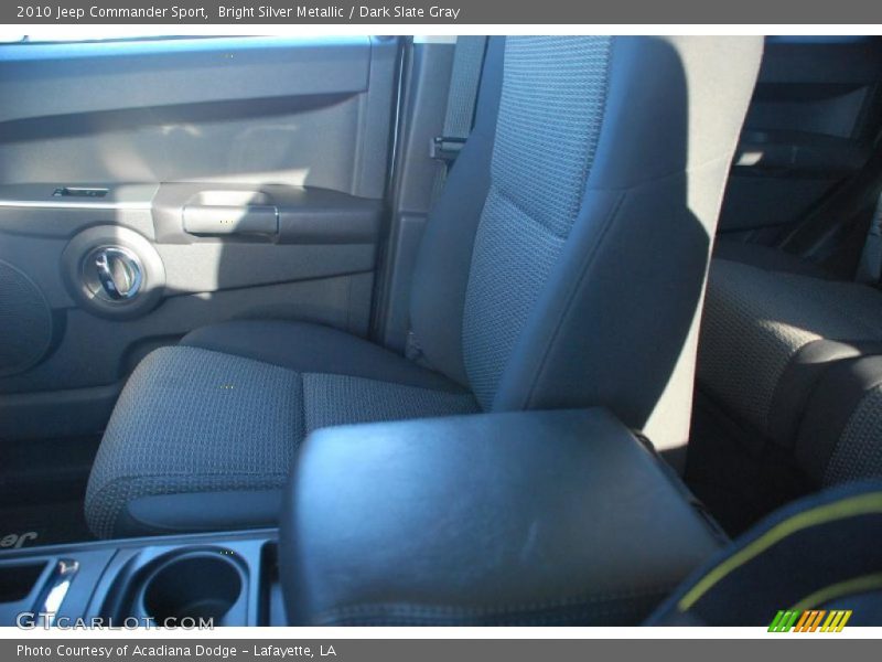 Bright Silver Metallic / Dark Slate Gray 2010 Jeep Commander Sport