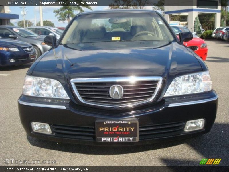 Nighthawk Black Pearl / Parchment 2004 Acura RL 3.5