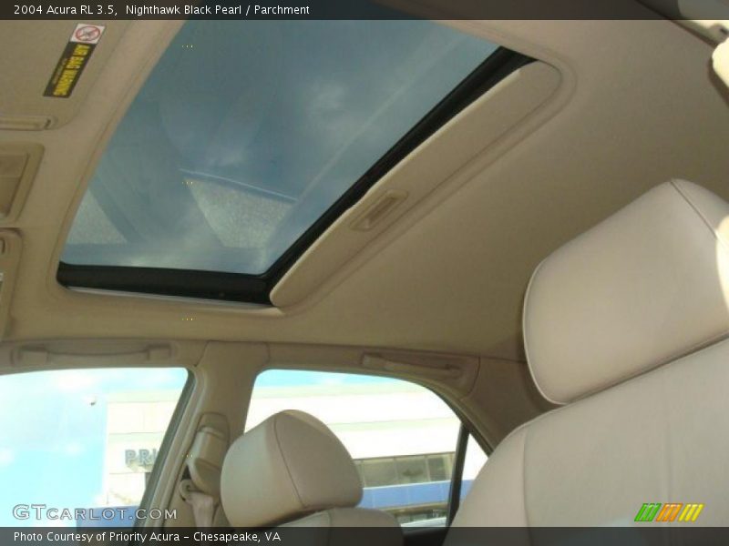 Sunroof of 2004 RL 3.5