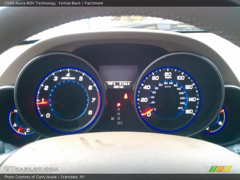  2009 MDX Technology Technology Gauges
