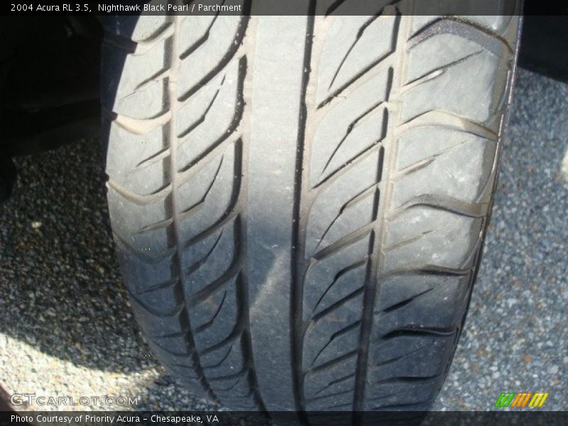 Nighthawk Black Pearl / Parchment 2004 Acura RL 3.5