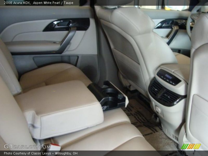 Aspen White Pearl / Taupe 2008 Acura MDX