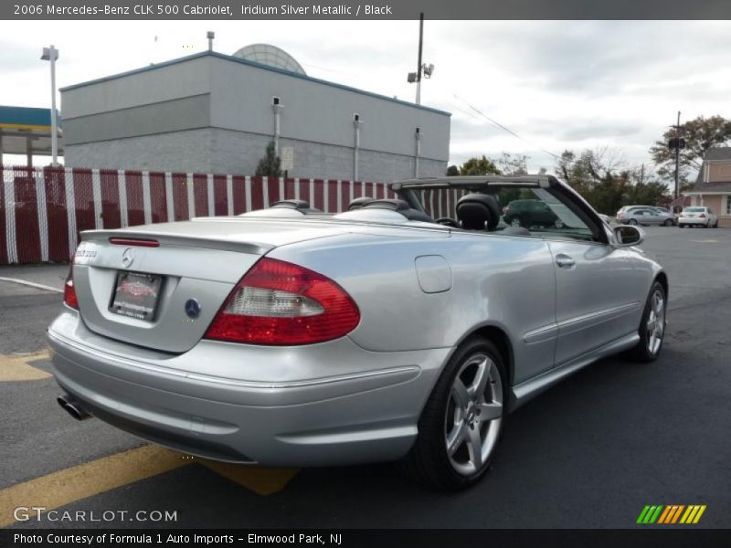Iridium Silver Metallic / Black 2006 Mercedes-Benz CLK 500 Cabriolet