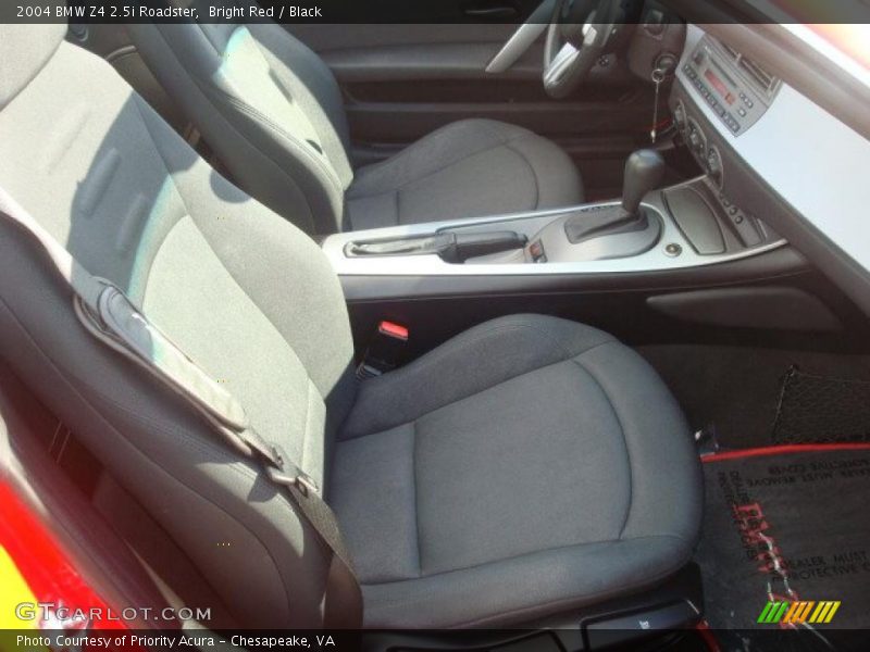 Bright Red / Black 2004 BMW Z4 2.5i Roadster
