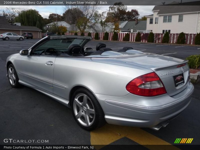 Iridium Silver Metallic / Black 2006 Mercedes-Benz CLK 500 Cabriolet