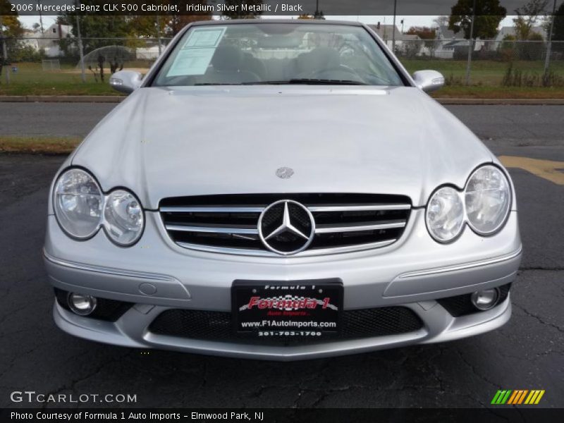 Iridium Silver Metallic / Black 2006 Mercedes-Benz CLK 500 Cabriolet