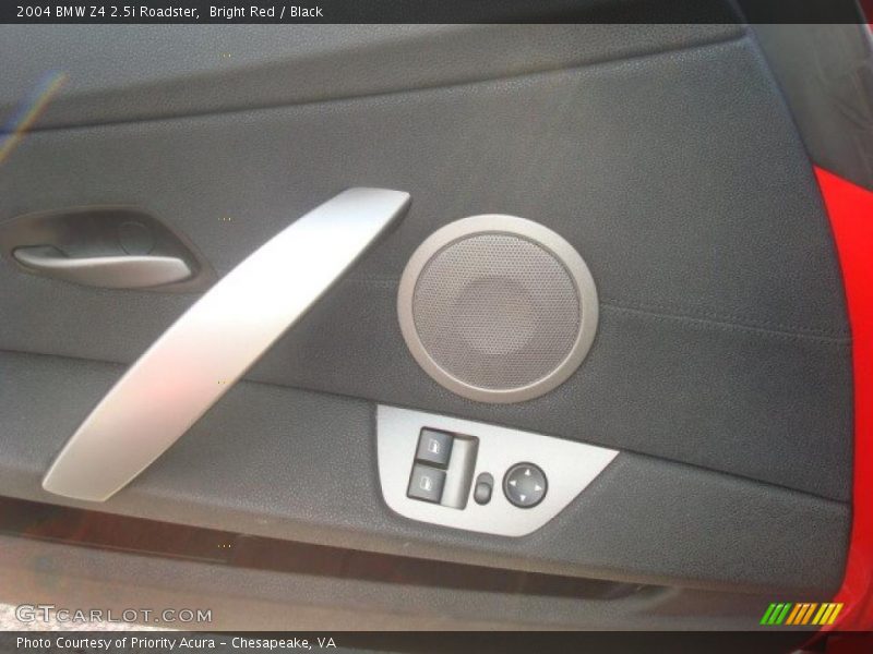Bright Red / Black 2004 BMW Z4 2.5i Roadster
