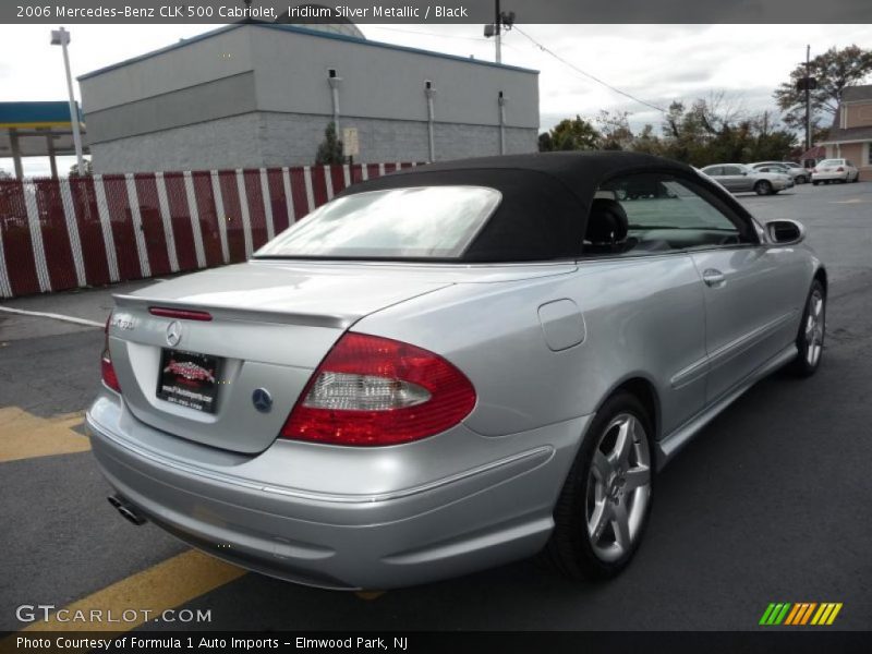 Iridium Silver Metallic / Black 2006 Mercedes-Benz CLK 500 Cabriolet