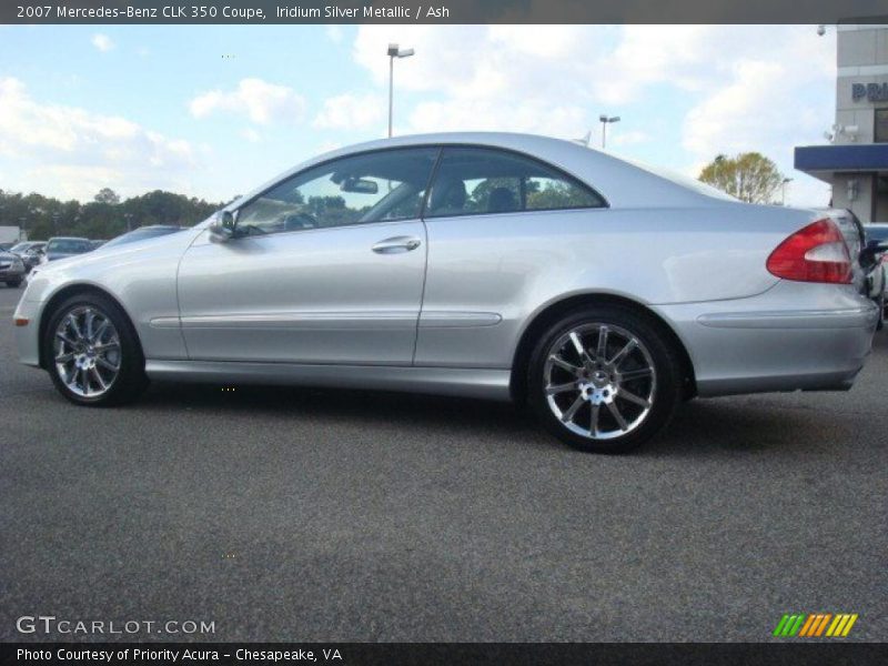 Iridium Silver Metallic / Ash 2007 Mercedes-Benz CLK 350 Coupe
