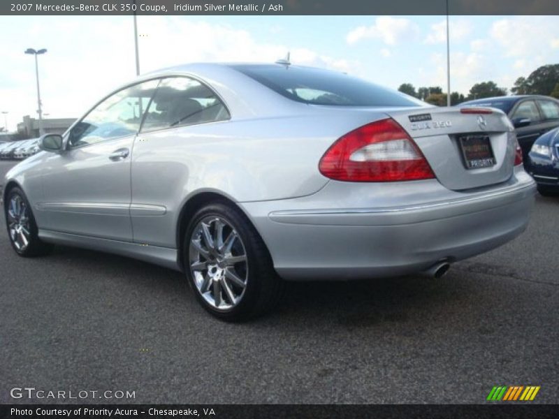 Iridium Silver Metallic / Ash 2007 Mercedes-Benz CLK 350 Coupe