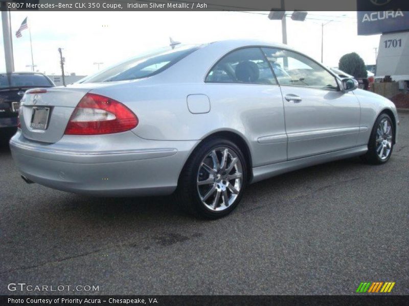 Iridium Silver Metallic / Ash 2007 Mercedes-Benz CLK 350 Coupe