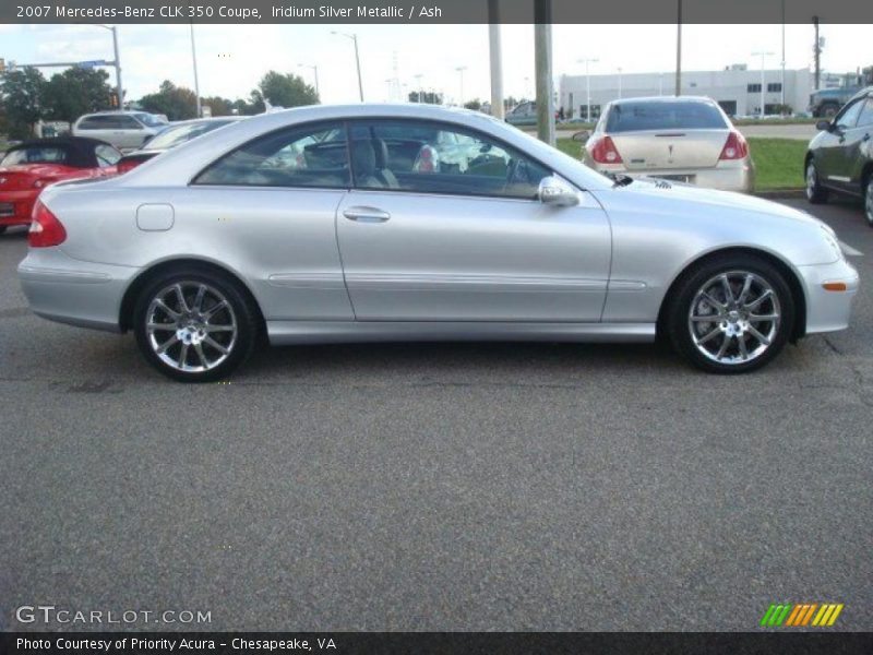 Iridium Silver Metallic / Ash 2007 Mercedes-Benz CLK 350 Coupe