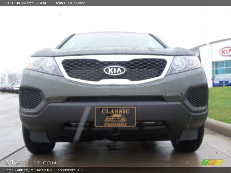 Tuscan Olive / Black 2011 Kia Sorento LX AWD