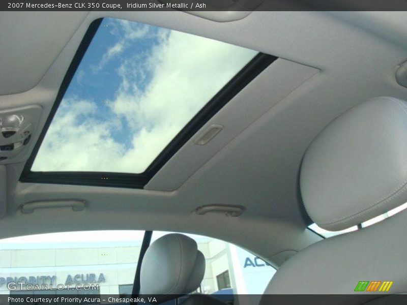 Sunroof of 2007 CLK 350 Coupe