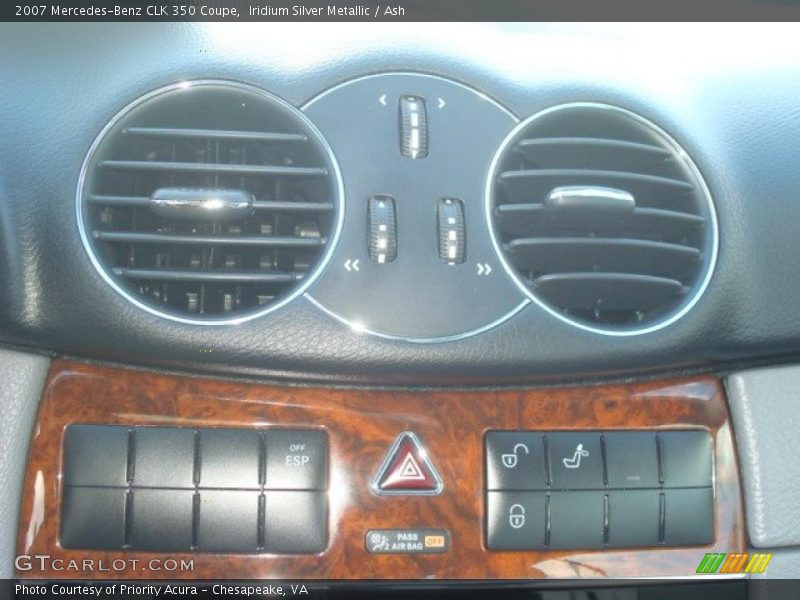 Iridium Silver Metallic / Ash 2007 Mercedes-Benz CLK 350 Coupe