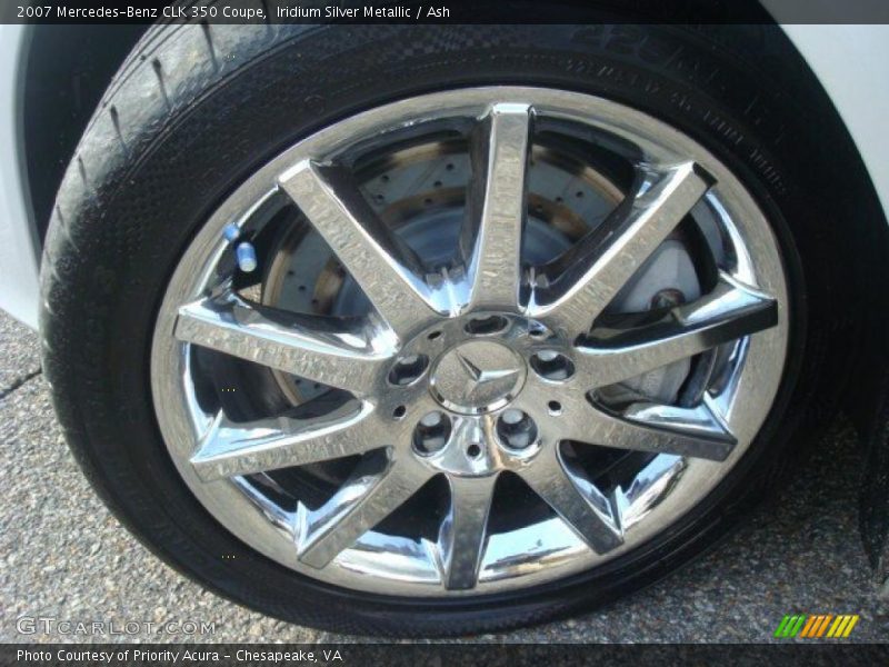 Iridium Silver Metallic / Ash 2007 Mercedes-Benz CLK 350 Coupe