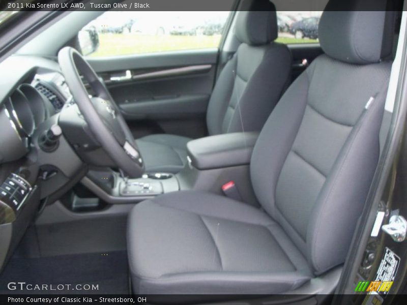 Tuscan Olive / Black 2011 Kia Sorento LX AWD