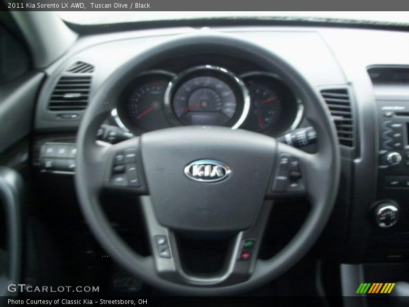 Tuscan Olive / Black 2011 Kia Sorento LX AWD