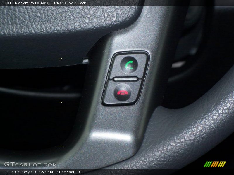 Tuscan Olive / Black 2011 Kia Sorento LX AWD