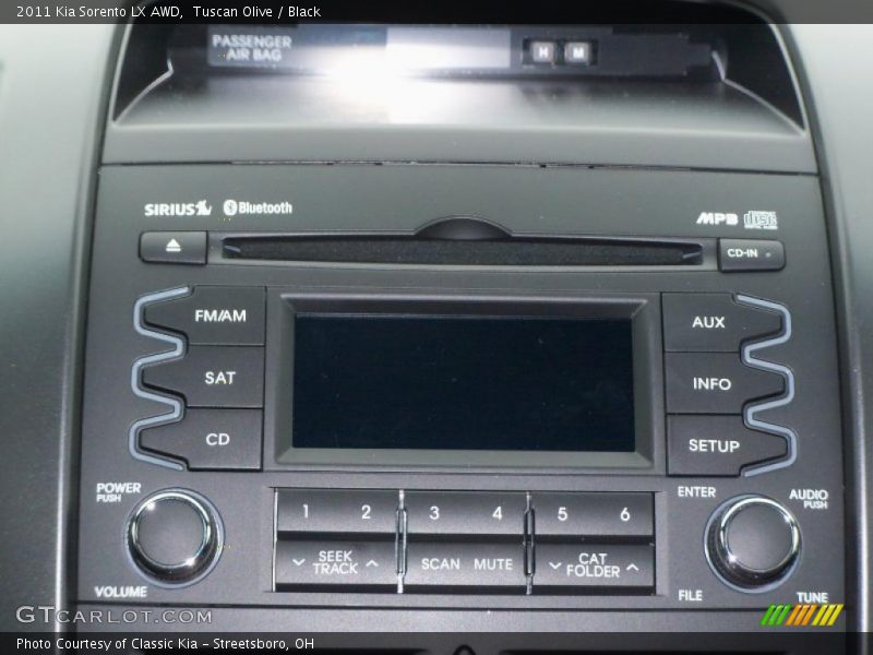 Tuscan Olive / Black 2011 Kia Sorento LX AWD